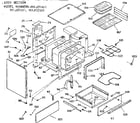 Kenmore 9116227611 body section diagram
