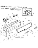 Backguard section