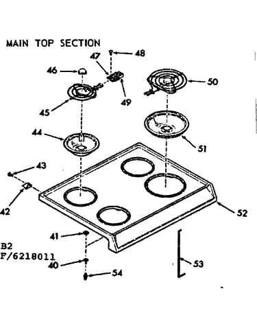 Main top section
