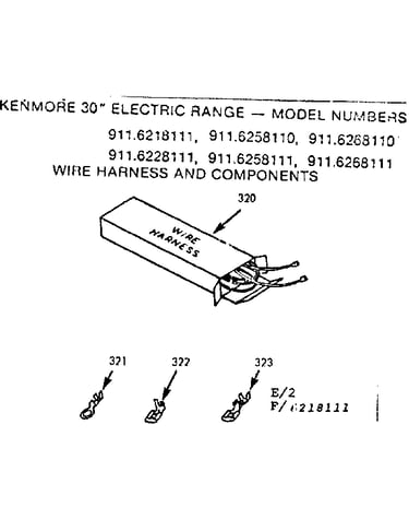 Wire harness and components