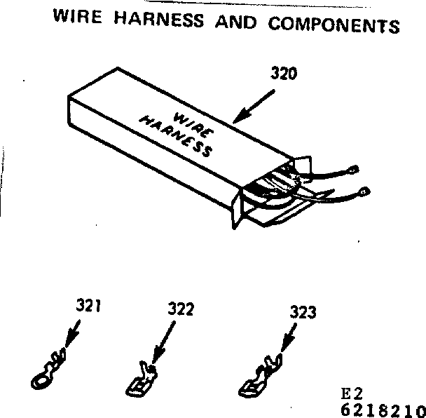 WIRE HARNESS AND COMPONENTS