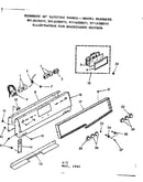 Backguard section