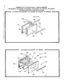 Oven door section