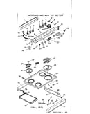 Backguard & main top section