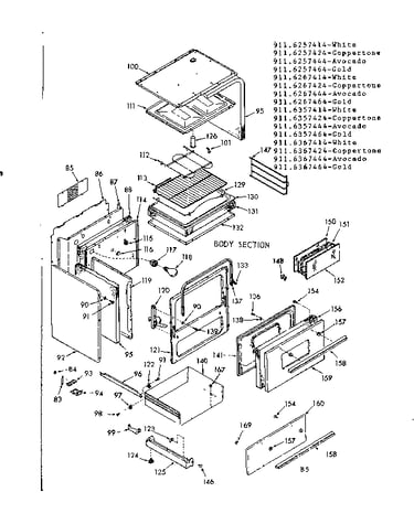 Body section