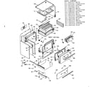 Kenmore 9116367425 body section diagram