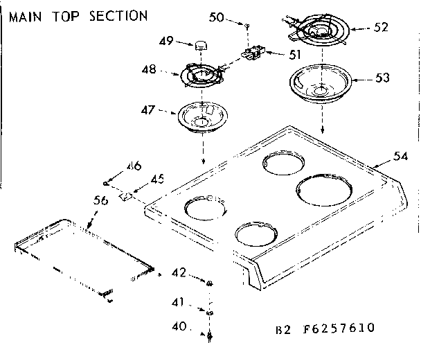 Main top section