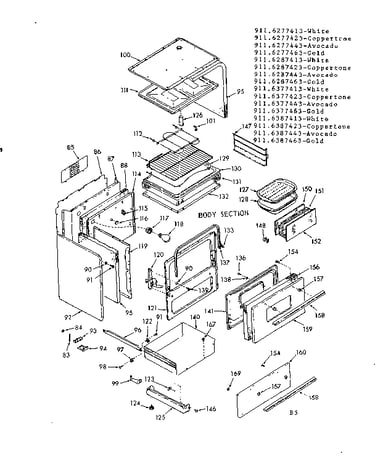 Body section