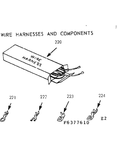 Wire harnesses and components