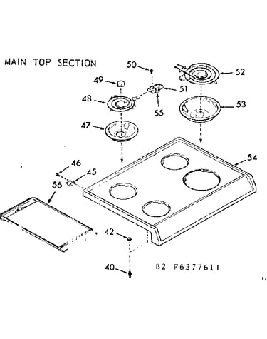 Main top section