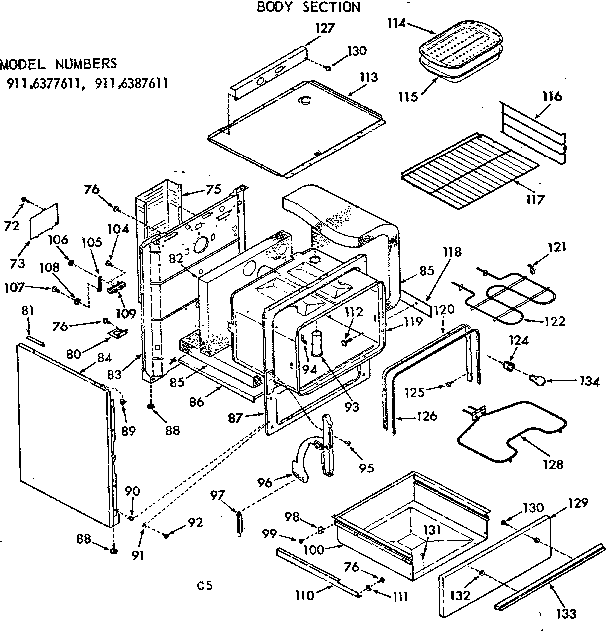 Body section