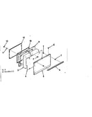 Oven door section