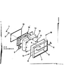 Oven door section
