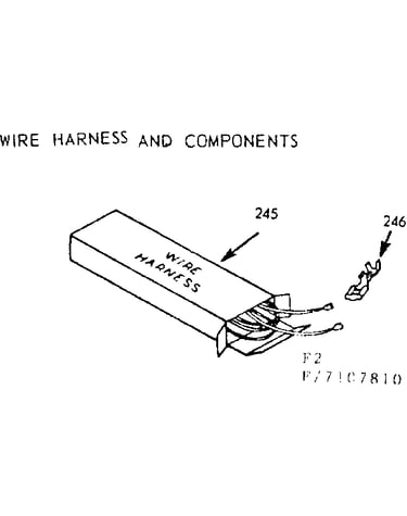 Wire harness and components