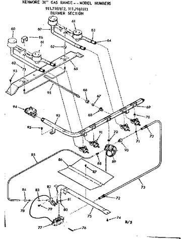 Burner section