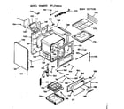 Kenmore 9117108010 body section diagram