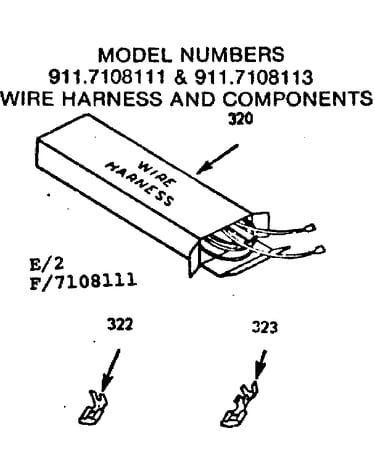 Wire harness and components