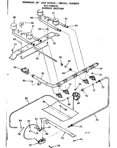 Burner section