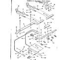 Kenmore 9117118210 burner section diagram