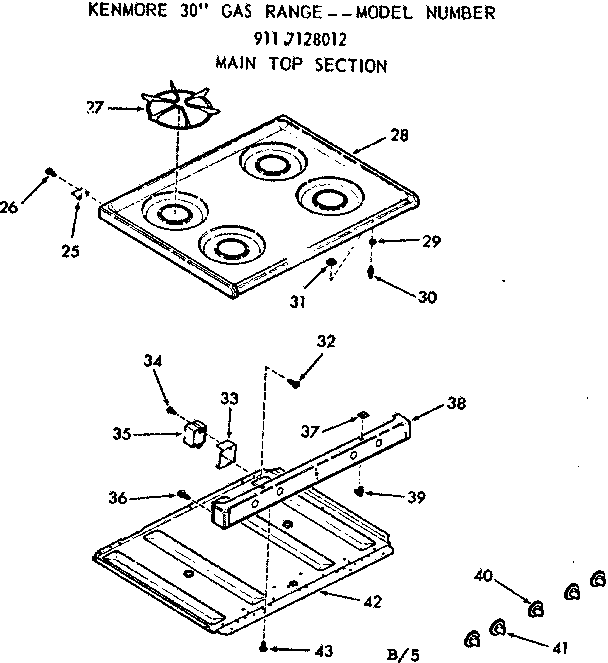 Main top section