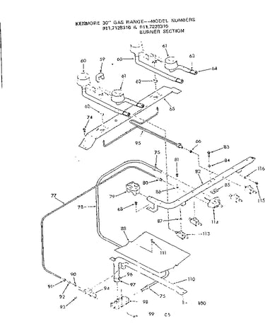 Burner section
