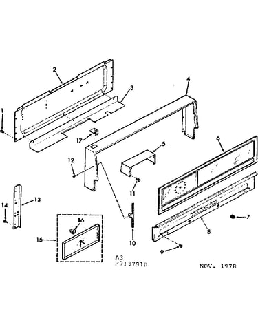 Backguard section