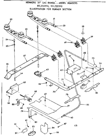 Burner section