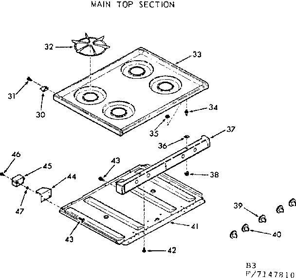 Main top section