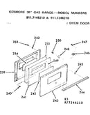 Oven door