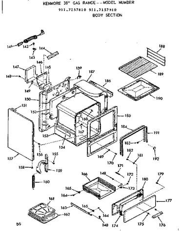 Body section