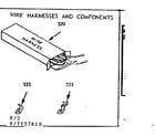 Kenmore 9117157910 wire harnesses and components diagram