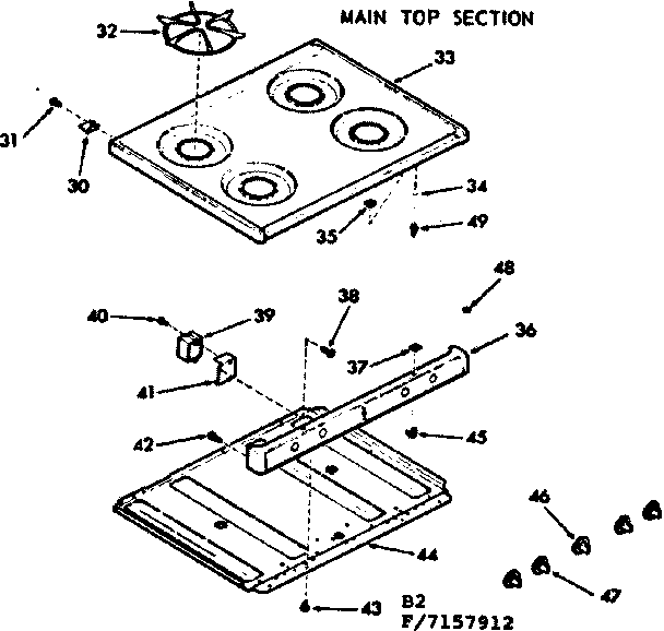 Main top section