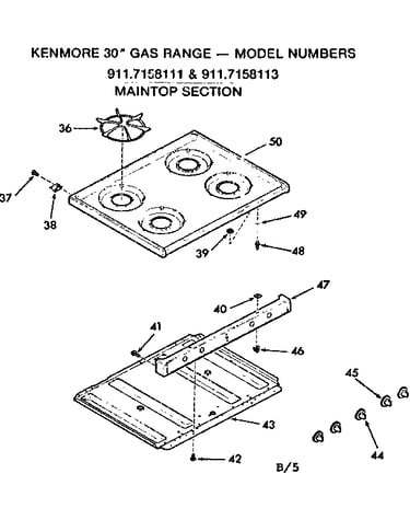 Maintop section