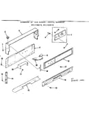 Backguard section