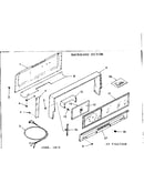 Backguard section