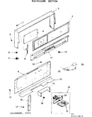 Backguard section