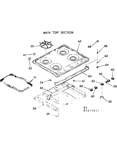 Main top section