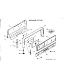 Backguard section