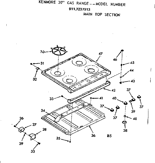 Main top section