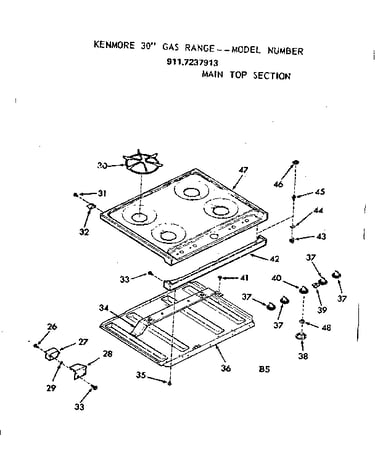 Main top section
