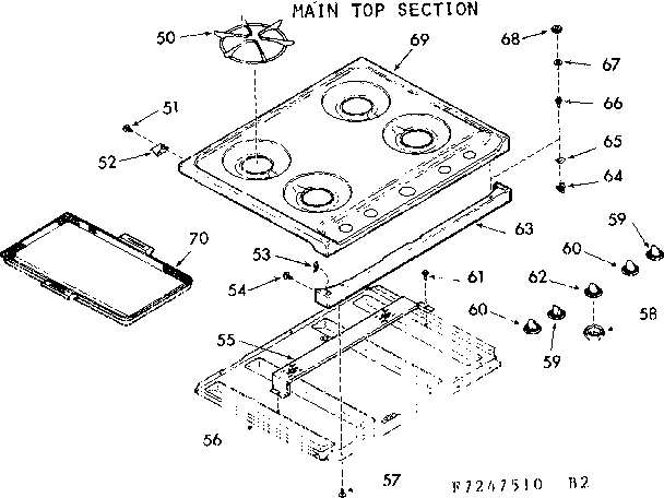 Main top section
