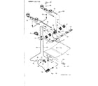 Kenmore 9117247520 burner section diagram