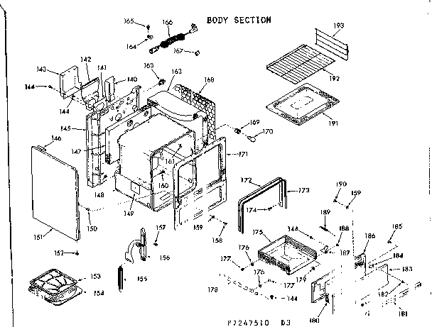 Body section