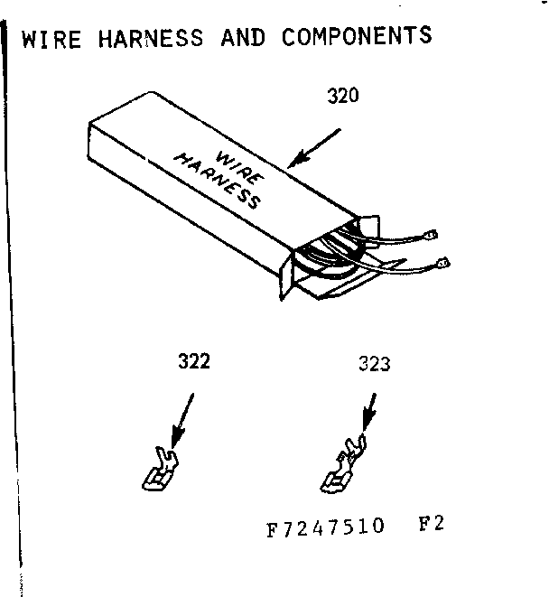 Wire harness and components