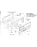 Backguard section