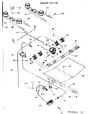 Burner section
