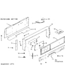 Backguard section