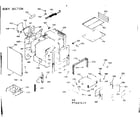 Kenmore 9117247660 body section diagram