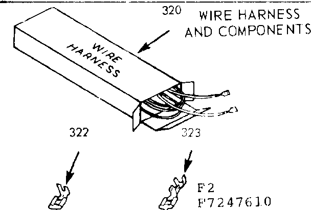 WIRE HARNESS AND COMPONENTS