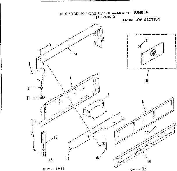 Main top section